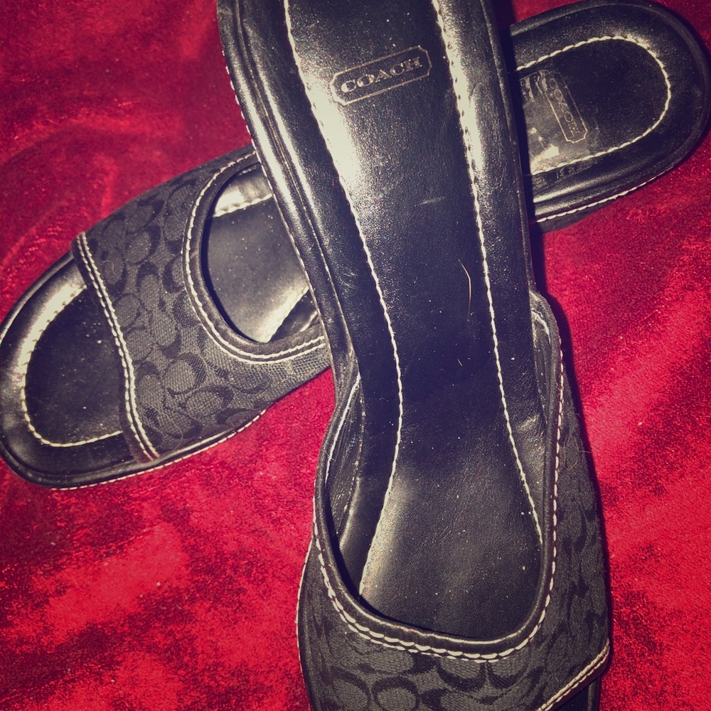 Authentic Coach    Wedge platform